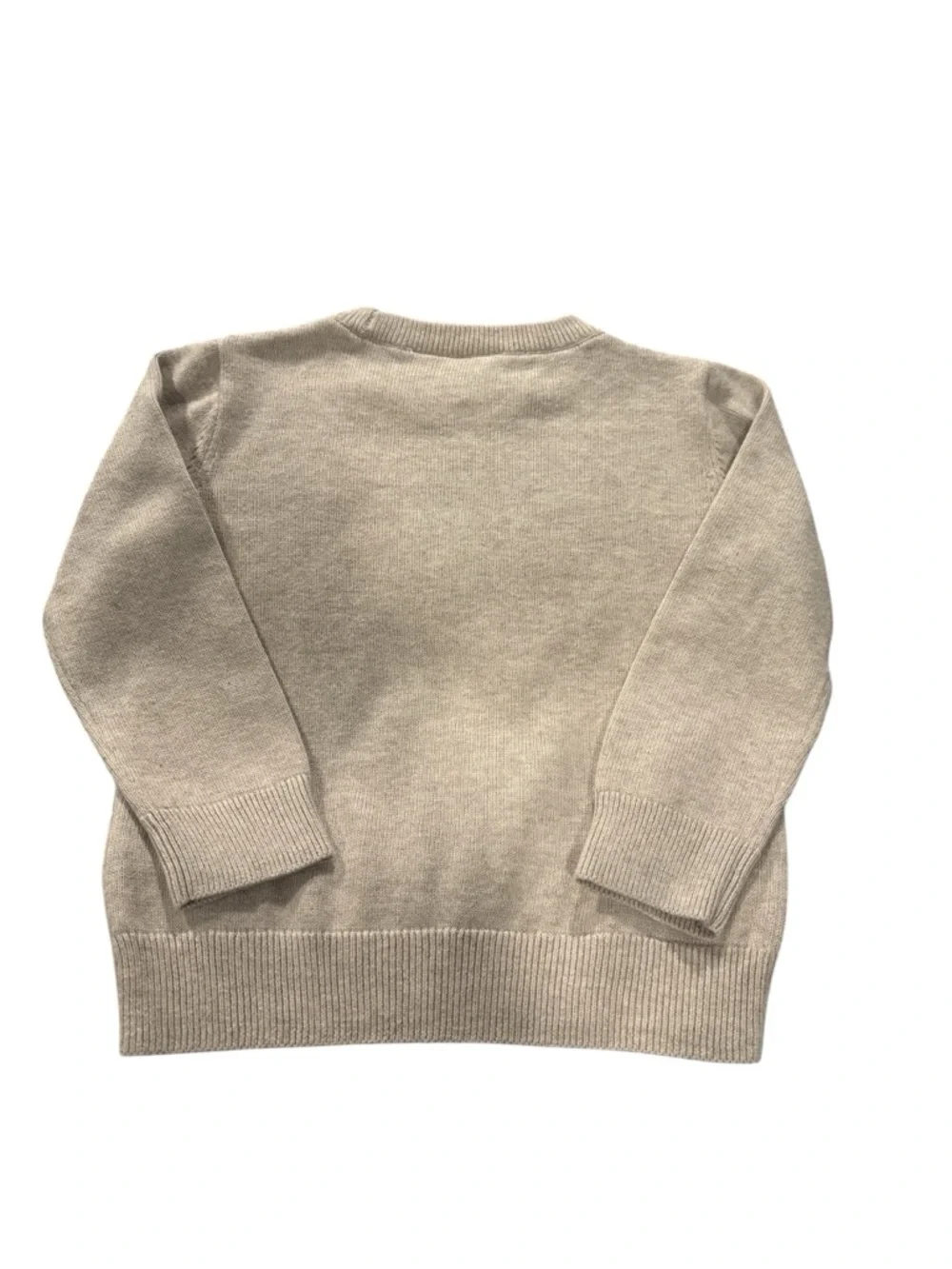 GAP Toddler Boy Size 2 Beige Crewneck Sweater with Mickey Graphic